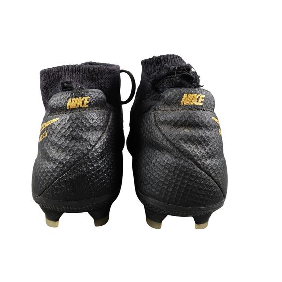 Nike Shoes Mens 7 Soccer Cleats Phantom Vision Pro FG Black Gold Athletic Sport - Picture 5 of 14